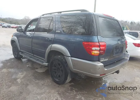 2003 Toyota Sequoia Sr5 V8 z USA, uszkodzony, nr VIN 5TDZT34A33S165366